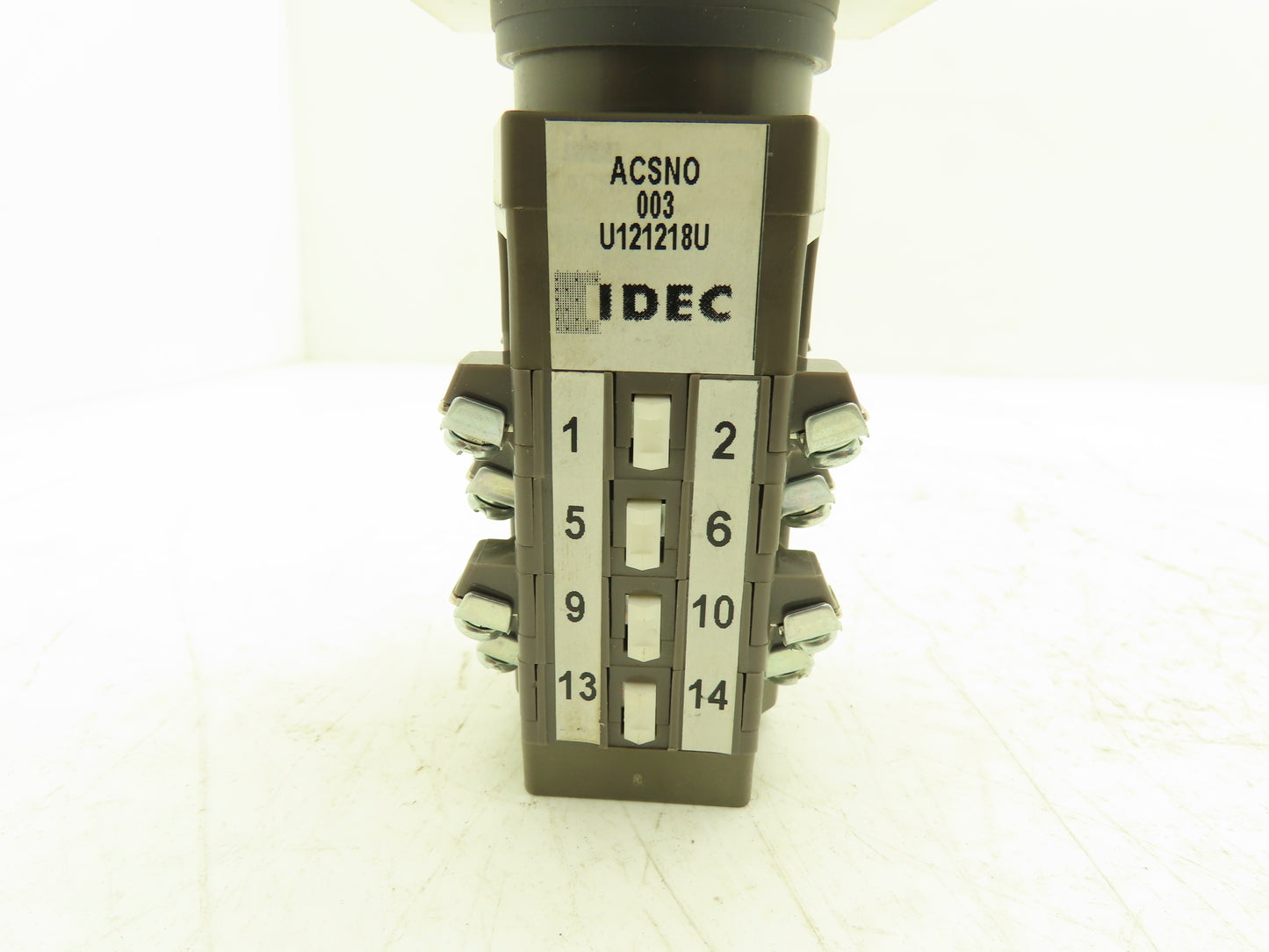 IDEC ACSNO Selector Switch 4 Pole 10 Position Cam Operated