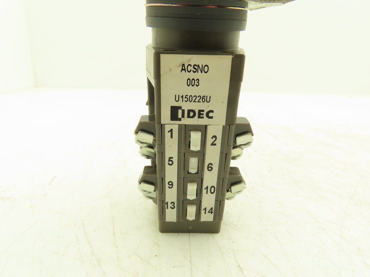 IDEC ACSNO Selector Switch 4 Pole 10 Position Cam Operated