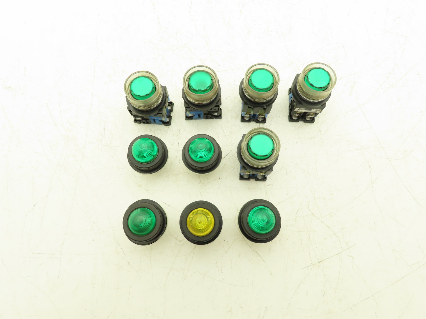 Fuji Electric AR30G4L DR30D0L Pushbutton Pilot light Mixed Lot of 10