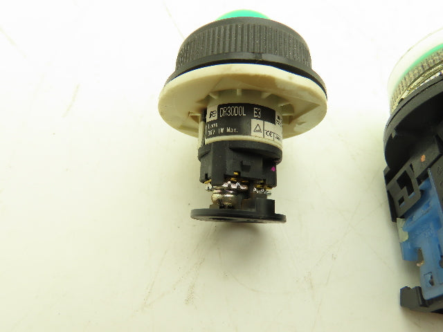 Fuji Electric AR30G4L DR30D0L Pushbutton Pilot light Mixed Lot of 10