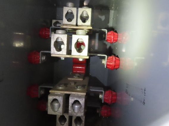 Westinghouse 56-E-6738 Pow-R-Way Busway 600A 277/480V 3P 4W Lug End Tap Box