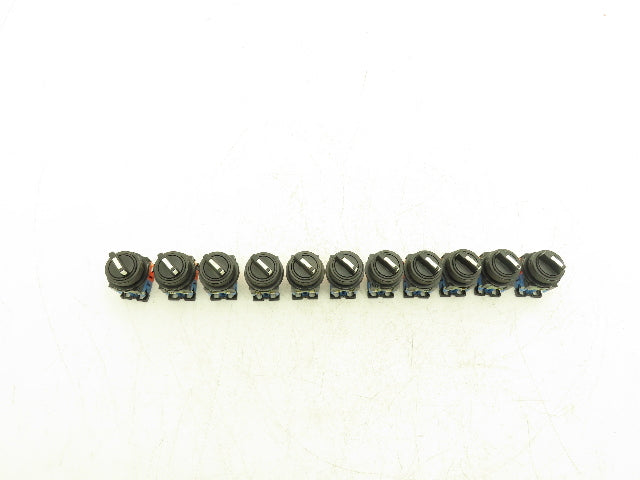 Fuji Electric 2 Position Maintained Selector Switch 1NO 1NC Lot of 11