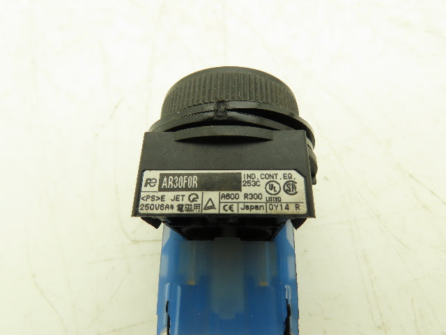 Fuji Electric Pushbutton Black & Green Flush Yellow Mushroom Momentary Lot of 10