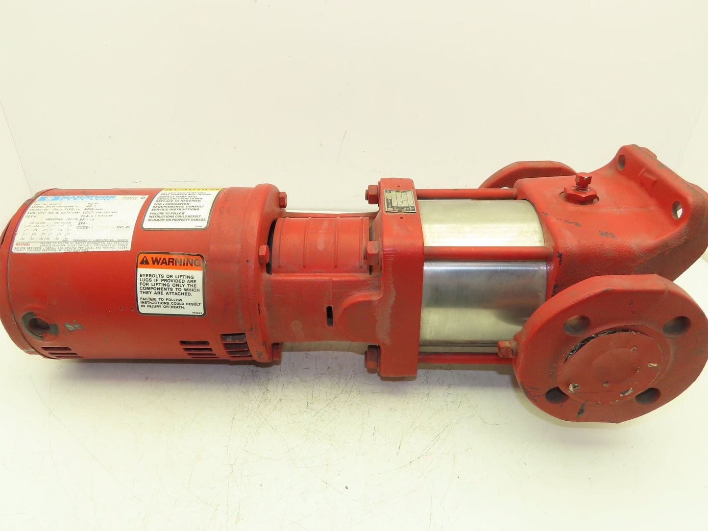 Bell & Gossett 3540 20-7 Inline Centrifugal Pump 2Hp 3450rpm 460V 1.25" Flanged