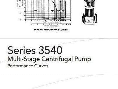 Bell & Gossett 3540 20-7 Inline Centrifugal Pump 2Hp 3450rpm 460V 1.25" Flanged