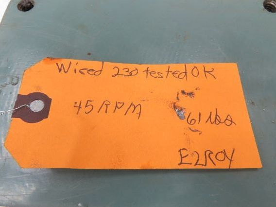 Hytrol 4AC-40-1-RH Conveyor Drive Gearmotor 40:1 Reducer .75Hp 230/460V 3PH 56C