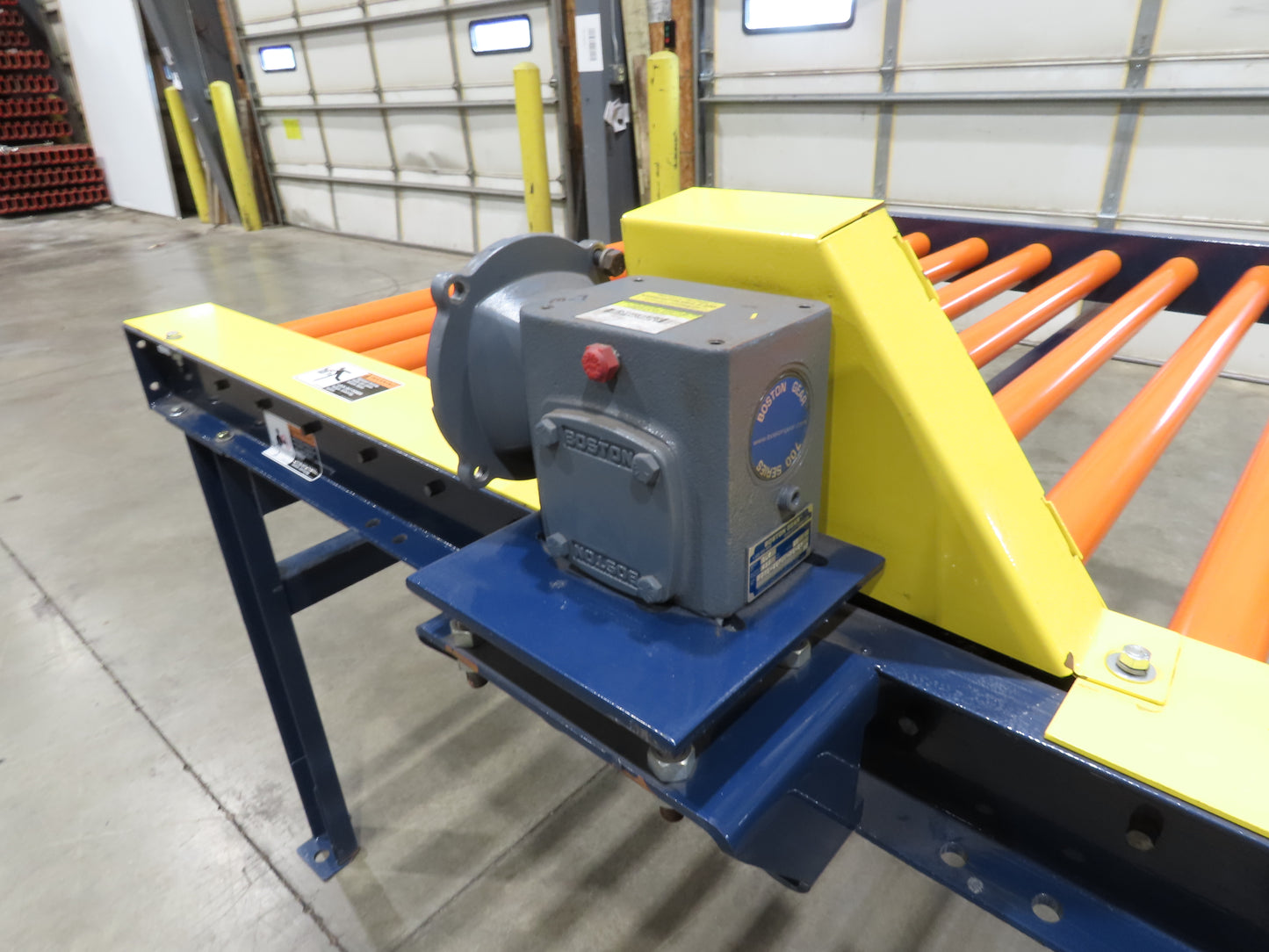 55"x 6' Chain Drive Live Roller Conveyor 48"BF 1.9" Urethane Roller *No Motor*