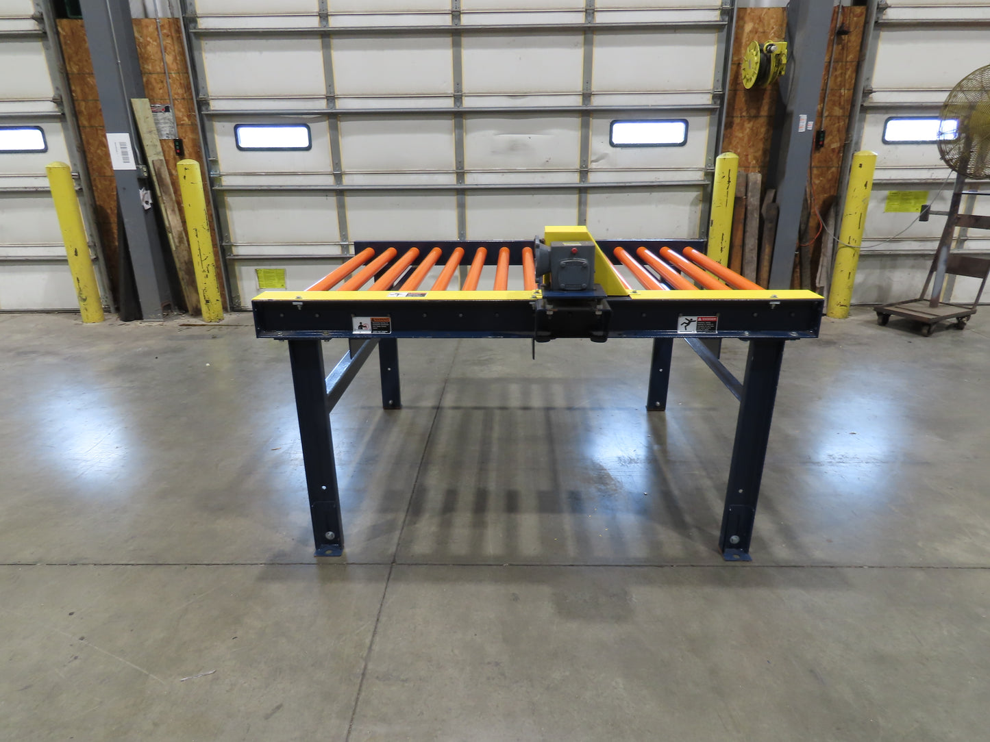 55"x 6' Chain Drive Live Roller Conveyor 48"BF 1.9" Urethane Roller *No Motor*