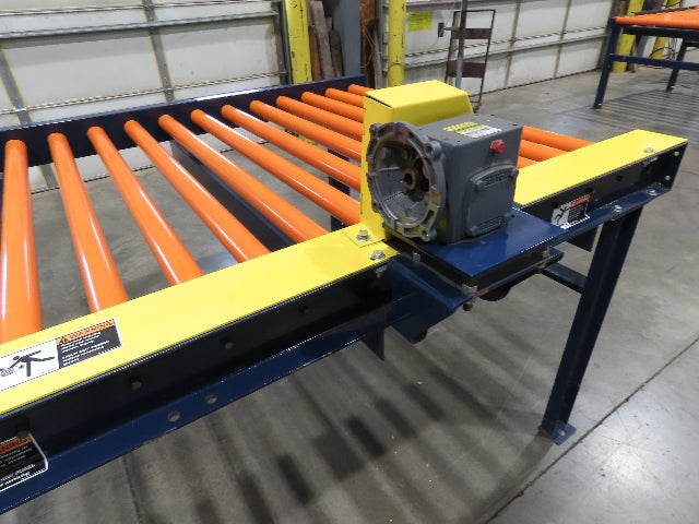 55"x 6' Chain Drive Live Roller Conveyor 48"BF 1.9" Urethane Roller *No Motor*