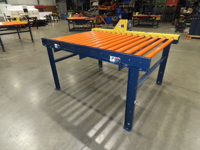 55"x 6' Chain Drive Live Roller Conveyor 48"BF 1.9" Urethane Roller *No Motor*
