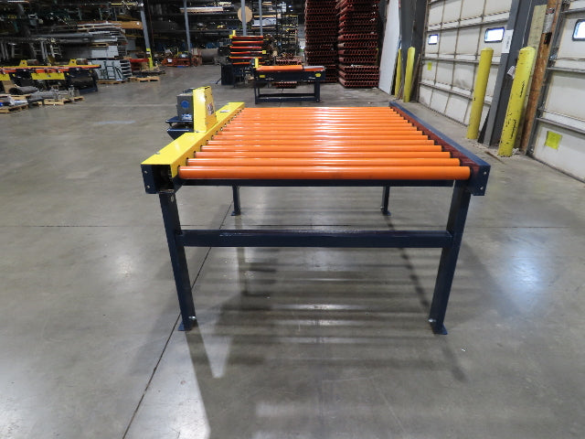 55"x 6' Chain Drive Live Roller Conveyor 48"BF 1.9" Urethane Roller *No Motor*
