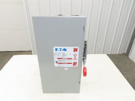 Eaton DH323FGK 100A Fusible Safety Switch 3-Pole 240V Nema 1
