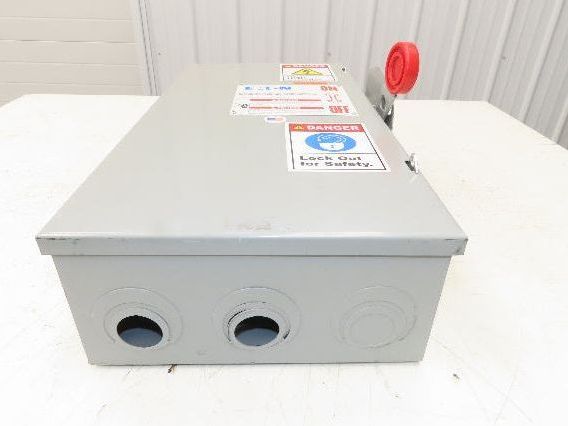 Eaton DH323FGK 100A Fusible Safety Switch 3-Pole 240V Nema 1