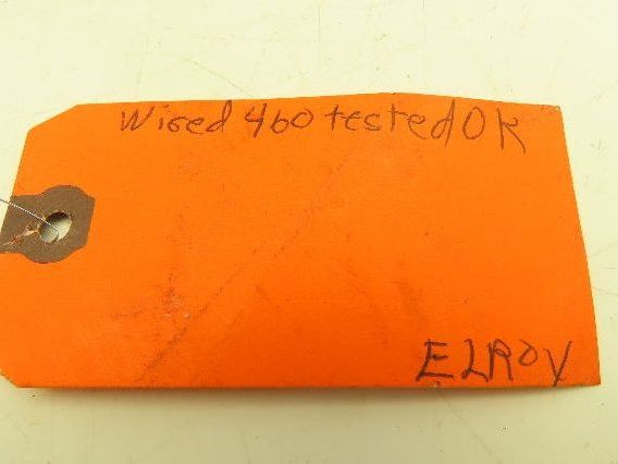 Baldor 35K609-186 AC Electric Pump Motor 3Hp 3450rpm 230/460v 3Ph 145JM Frame