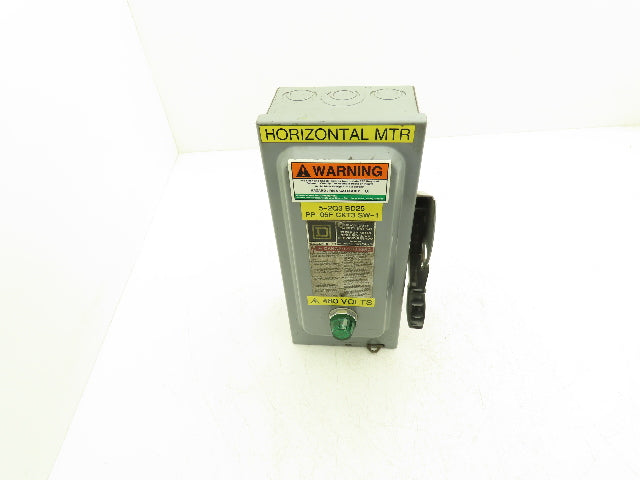 Square D HU361EI Safety Disconnect Snap Switch 30A 600V 3-Pole