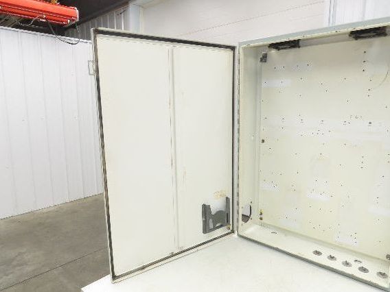 Hoffman A-423008LP Electrical Enclosure Control Panel Backplate 42x30x8" Fans