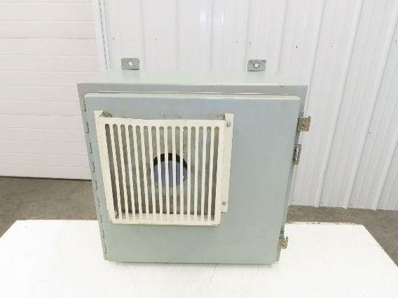 Hoffman A-202008LP Electrical Enclosure Control Panel Backplate Fan 20 ...