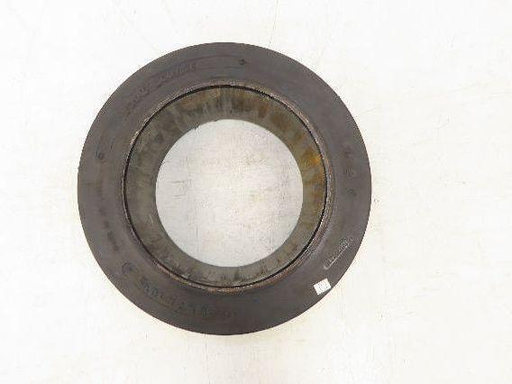 Total Source 16x7x10-1/2 Press-On Forklift Tire Solid Cushion Smooth Black