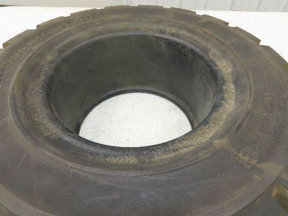 Mitco Duro-Soft SRB 16x6-8 Forklift Tire Resilient Solid Traction Black