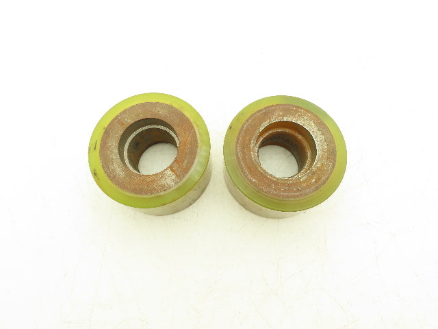 Total Source SYF Forklift Pallet Jack Poly Load Wheel 5x2-7/8x2-7/16" Lot of 2