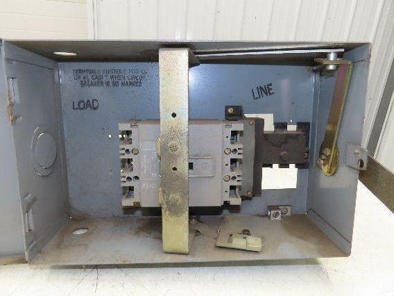 Westinghouse Busway Disconnect Switch Bus Plug 15A 600VAC 3PH 3W