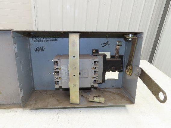 Westinghouse Busway Disconnect Switch Bus Plug 25A 600VAC 3PH 3W