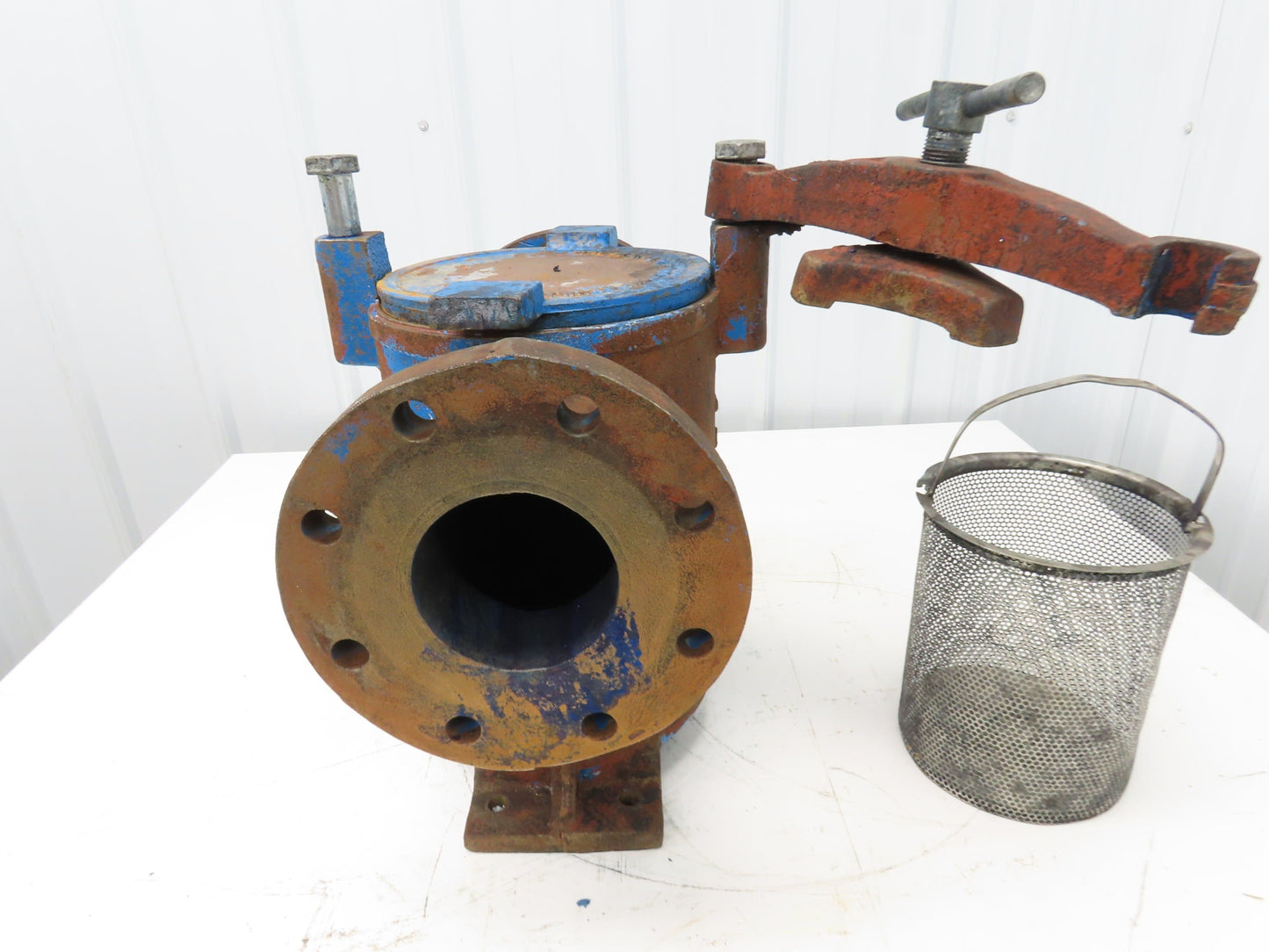 Hayward Model 72 Simplex 4" Inline Basket Strainer Cast Iron 200 PSI Flanged