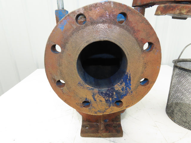 Hayward Model 72 Simplex 4" Inline Basket Strainer Cast Iron 200 PSI Flanged