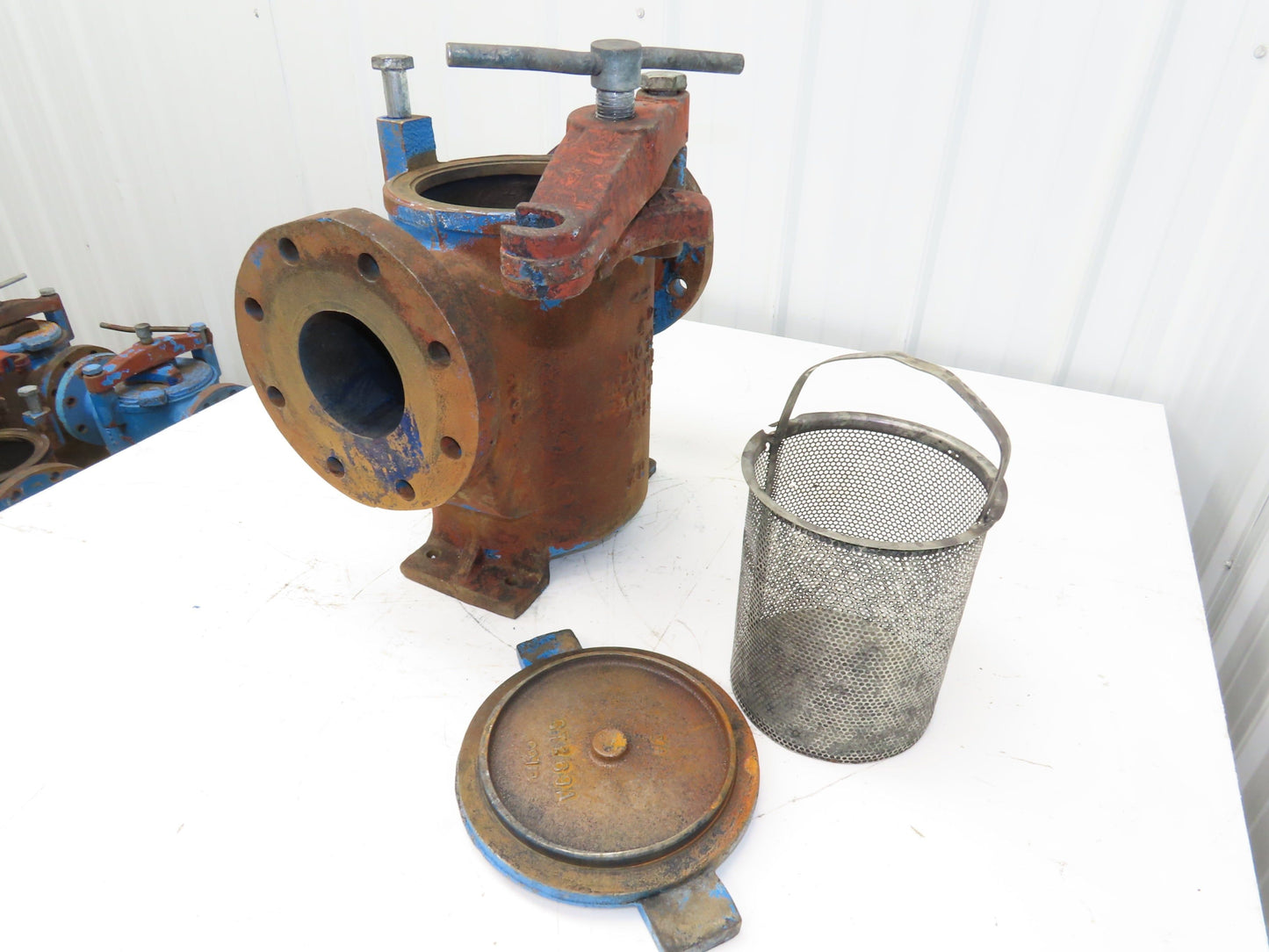Hayward Model 72 Simplex 4" Inline Basket Strainer Cast Iron 200 PSI Flanged
