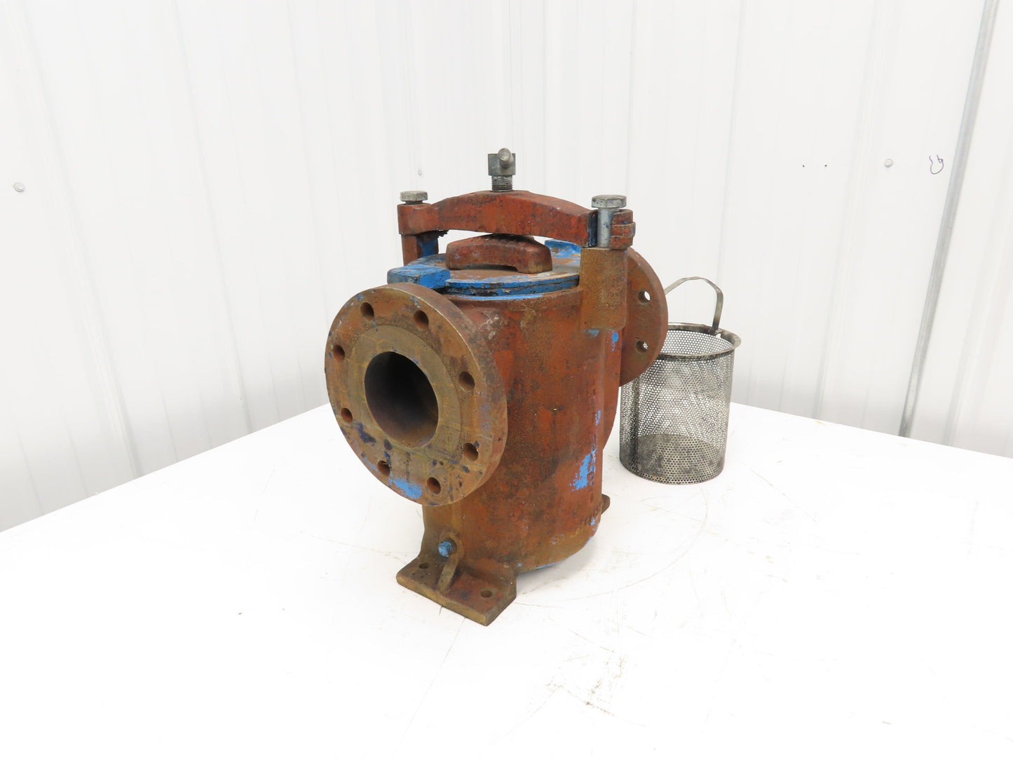 Hayward Model 72 Simplex 4" Inline Basket Strainer Cast Iron 200 PSI Flanged
