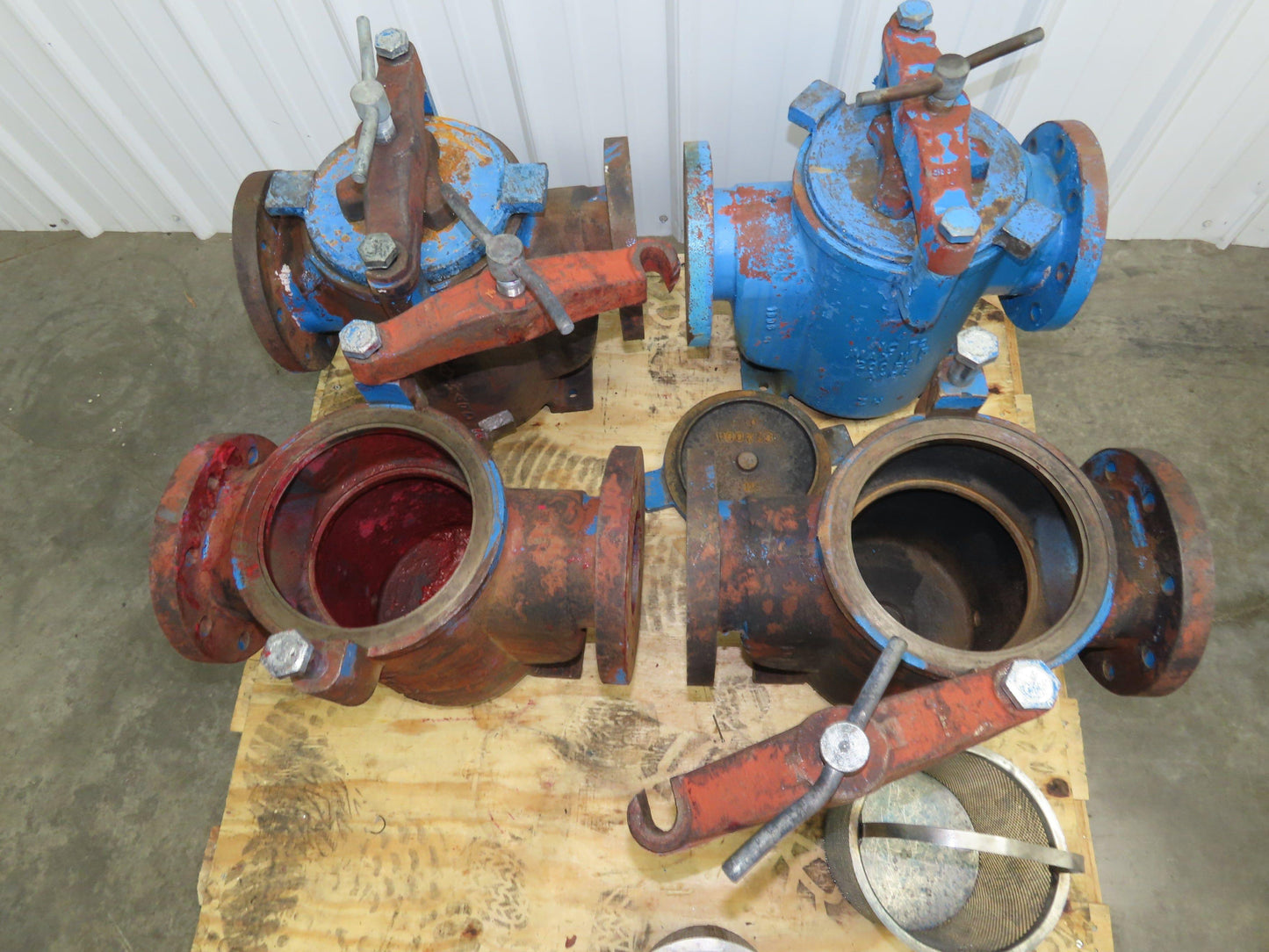 Hayward Model 72 Simplex 4" Inline Basket Strainer Cast Iron 200 PSI Flanged