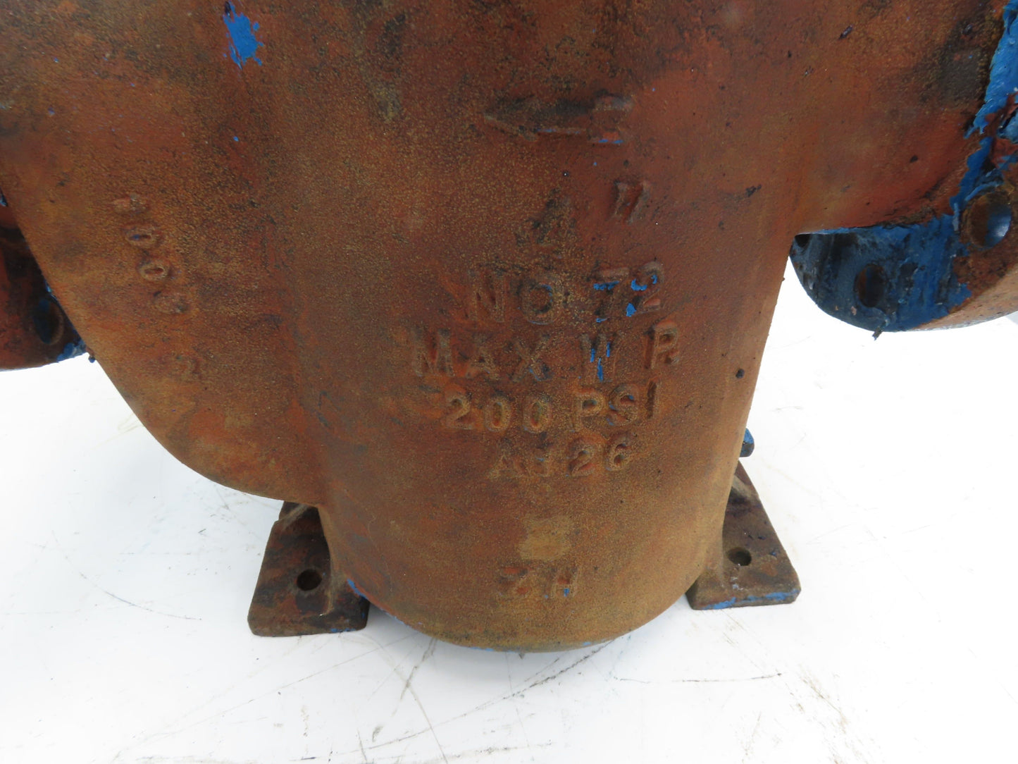 Hayward Model 72 Simplex 4" Inline Basket Strainer Cast Iron 200 PSI Flanged