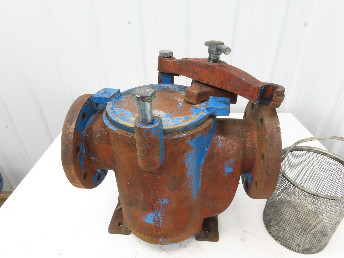Hayward Model 72 Simplex 4" Inline Basket Strainer Cast Iron 200 PSI Flanged