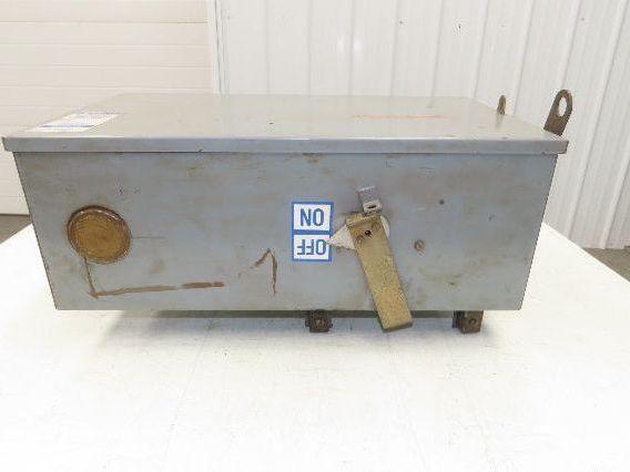 Westinghouse Busway Disconnect Switch Bus Plug Enclosure 600VAC 3PH 3W