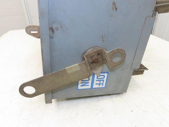 Westinghouse Busway Disconnect Switch Bus Plug Enclosure 600VAC 3PH 3W