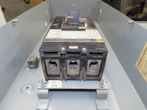 Square D LA-400-S Circuit Breaker Enclosure LAL36300 Breaker 300 Amp 600V 3Ph