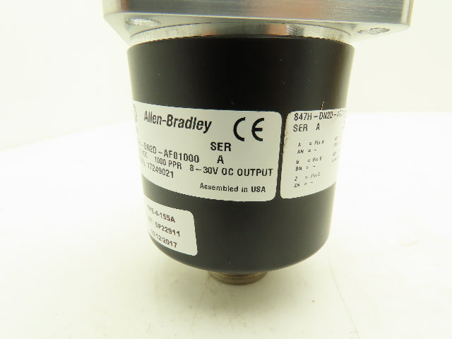 Allen Bradley 847H-DN2D-AF01000 Rockwell 847 Incremental Optical Encoder 3/8"