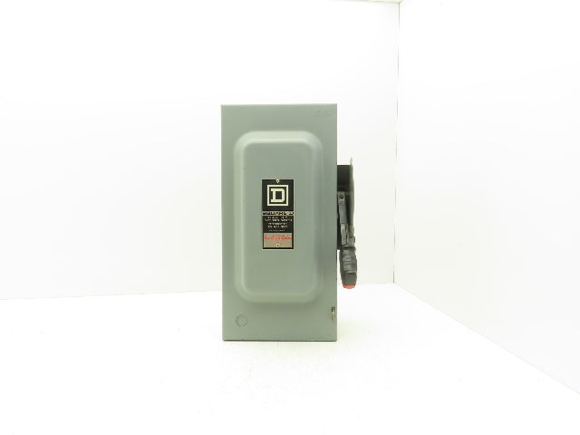 Square D H362 Heavy Duty Fused Safety Disconnect Switch 60A 600VAC Series F1