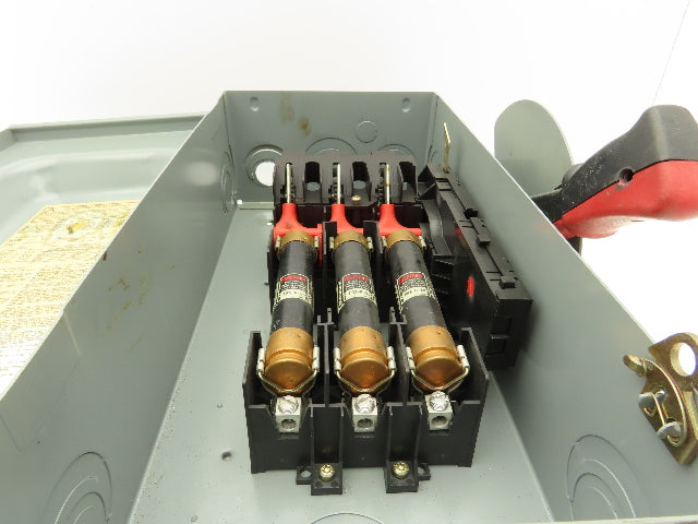 Square D H362 Heavy Duty Fused Safety Disconnect Switch 60A 600VAC Series F1