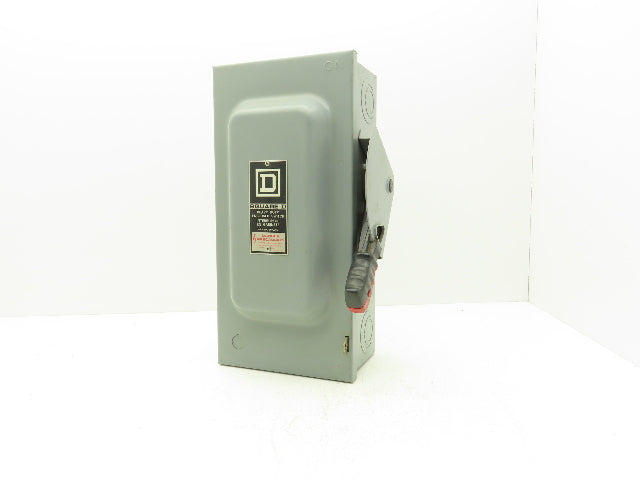 Square D H362 Heavy Duty Fused Safety Disconnect Switch 60A 600VAC Series F1