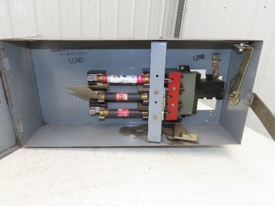 Westinghouse Fusible Busway Disconnect Switch Bus Plug 30A 600VAC 3PH 3W