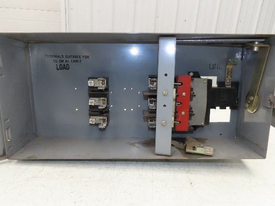 Westinghouse Fusible Busway Disconnect Switch Bus Plug 30A 600VAC 3PH 3W
