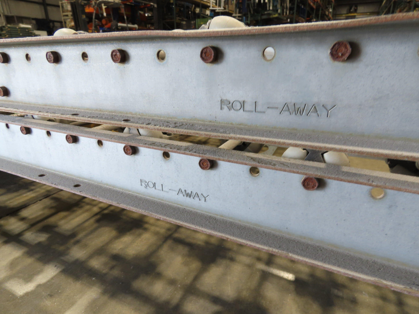 15"x 36' 5" Multi-Directional Roller Conveyor Interroll 2500 OmniWheel Roll-Flex
