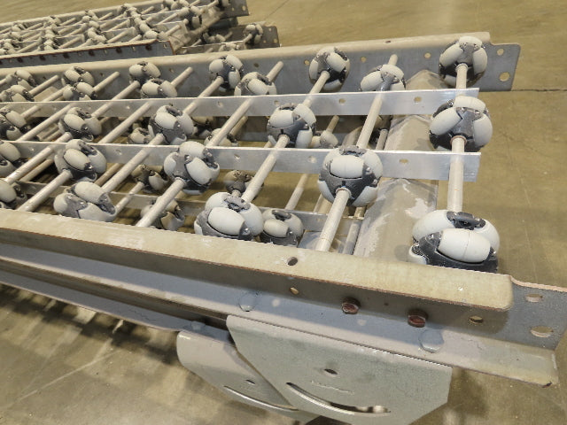 15"x 36' 5" Multi-Directional Roller Conveyor Interroll 2500 OmniWheel Roll-Flex