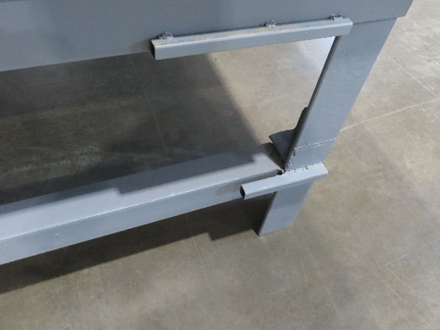 1-1/4" Thick Top Steel Fabrication Welding Layout Table Work Bench 72"x72"x30"