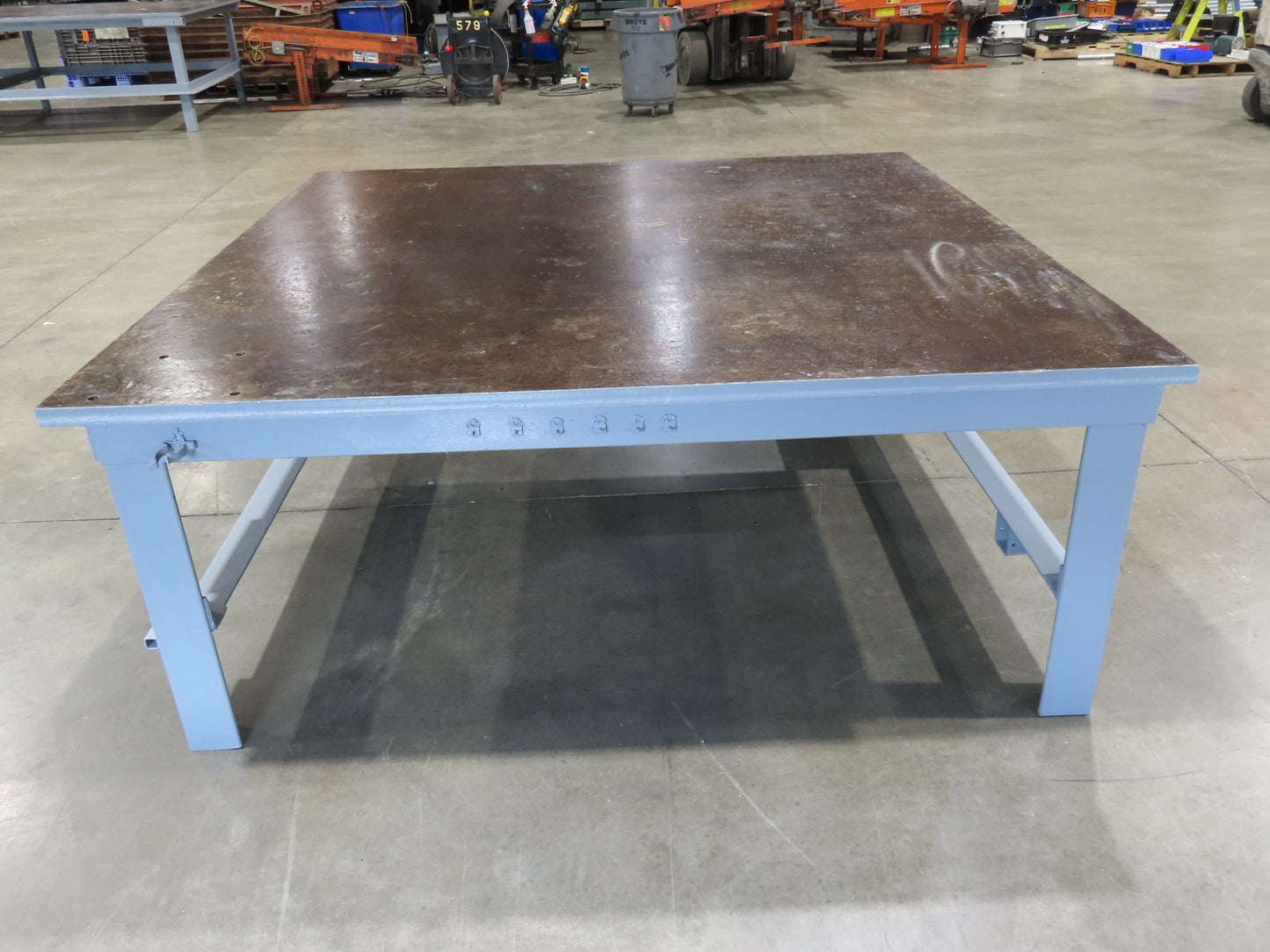 1-1/4" Thick Top Steel Fabrication Welding Layout Table Work Bench 72"x72"x30"