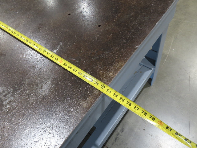 1-1/4" Thick Top Steel Fabrication Welding Layout Table Work Bench 72"x72"x30"