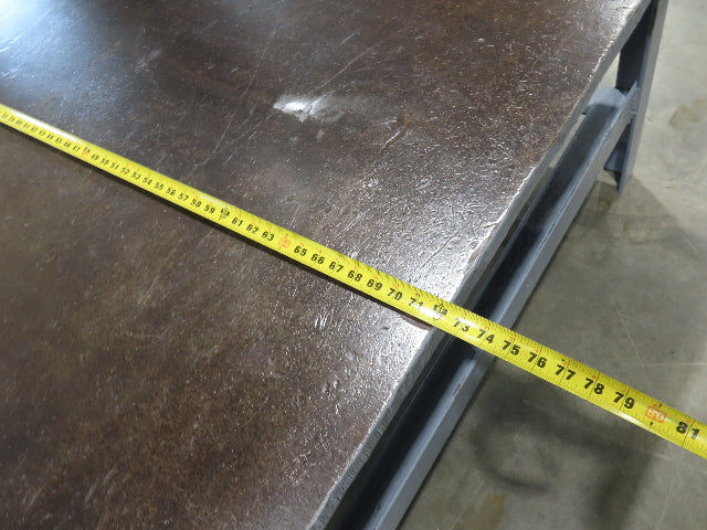 1-1/4" Thick Top Steel Fabrication Welding Layout Table Work Bench 72"x72"x30"