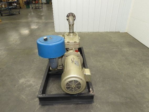Dekker RVL300-HH DuraVane Lubricated Rotary Vane Vacuum Pump 15Hp 300ACFM