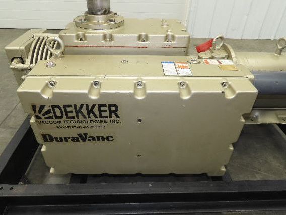 Dekker RVL300-HH DuraVane Lubricated Rotary Vane Vacuum Pump 15Hp 300ACFM